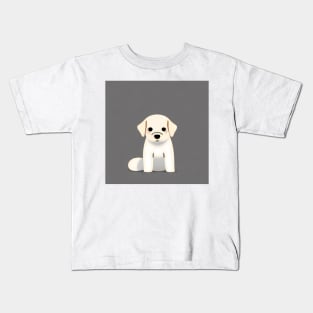 Cute Dog Puppy Art 1 Kids T-Shirt